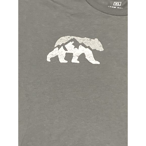 CONUNDRUM (Right To Bear) Mens L T-Shirt Gray Short Sleeve Outdoor Gorpcore - Picture 3 of 6